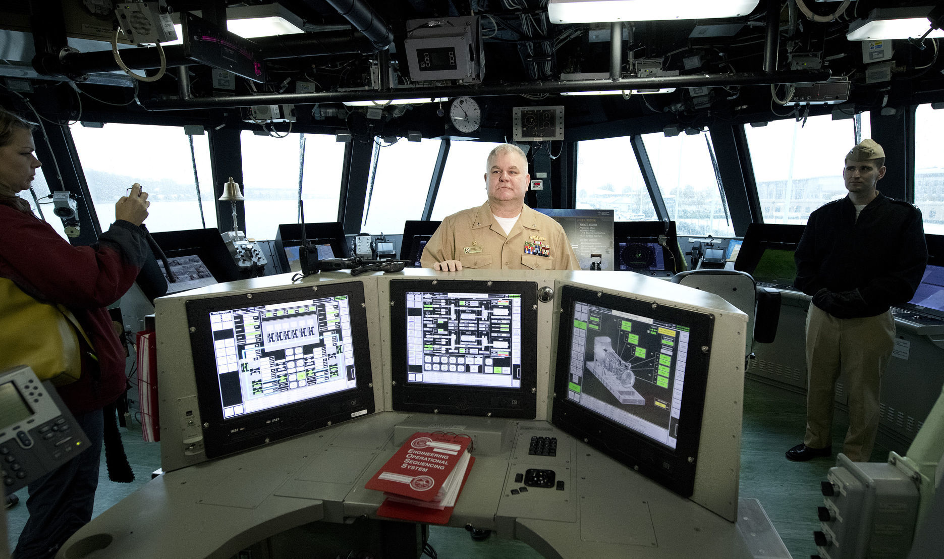 USS Sioux City commissioning tour